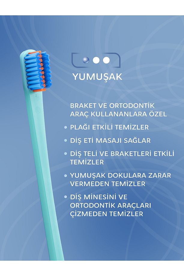 Pro Brackets&ortho Soft Diş Fırçası Yeşil - 3