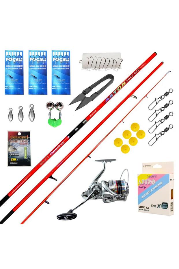 Furia Aston Tam Takım Üst Segment Surf Olta Seti - 1