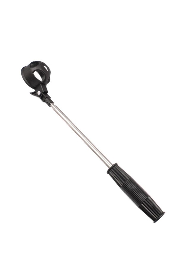 black Golf Ball Retriever for Water Telescopic Portable Golf Ball Picker Steel Golf Ball Pick Up Gra