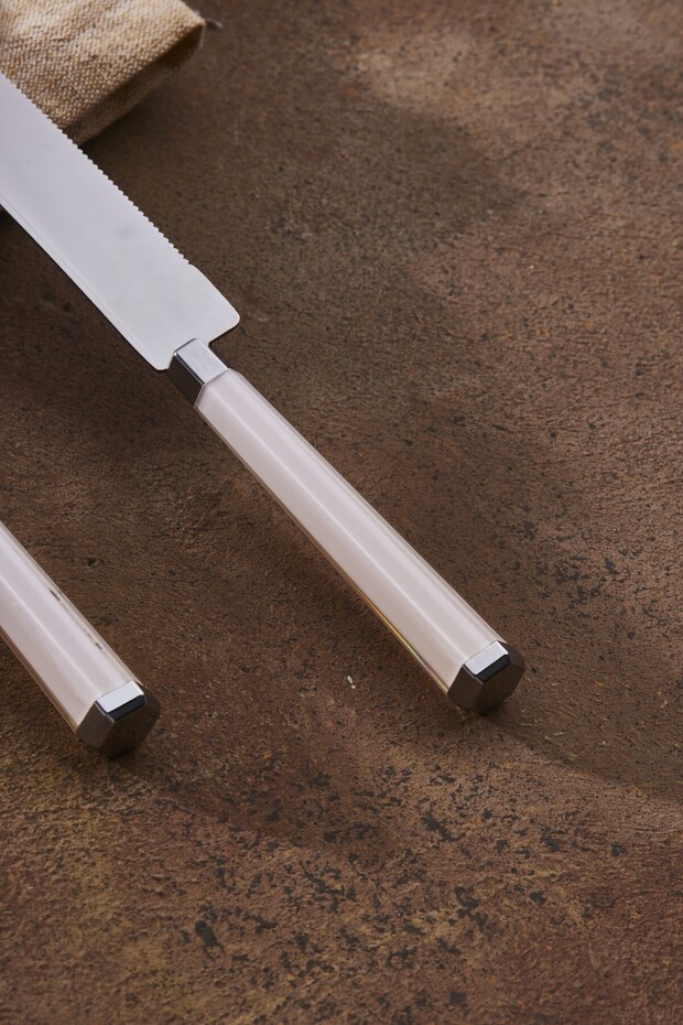 Freya 2 Parça Servis Seti Beyaz - 3