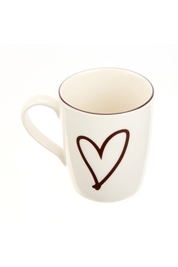 Kitchen Love Patterned Mug - White - 290 ml - 3