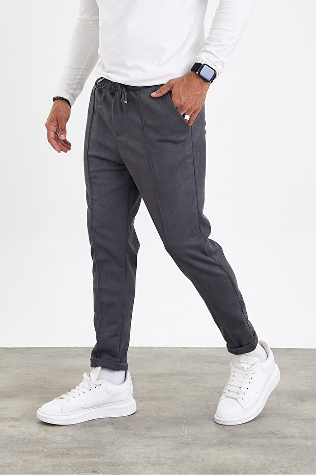 Jakarlı Kumaş Pantolon AF-K22036LNS - 6