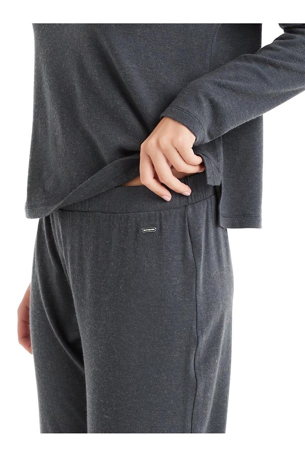 Kadın Uzun Kol Antrasit Modal-Yün Pijama Takım C0T6N4O06-61 - 4