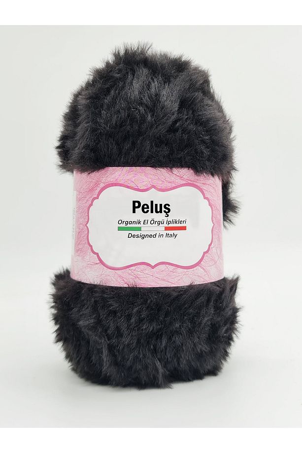 Peluş El Örgü İpi Peluş Çanta Yapımı İpi Örgü İpi Peluş Yün İp 100gr 1 Adet - 1