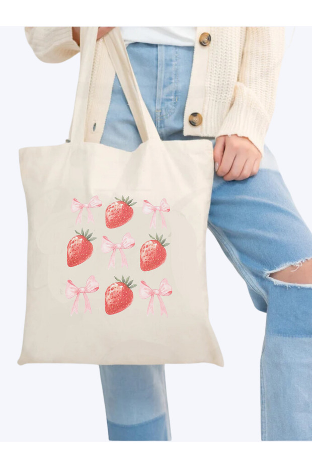 Y2K Bows Coquette Pinterest Ribbons Retro Unisex Cloth Bag Tote Bag