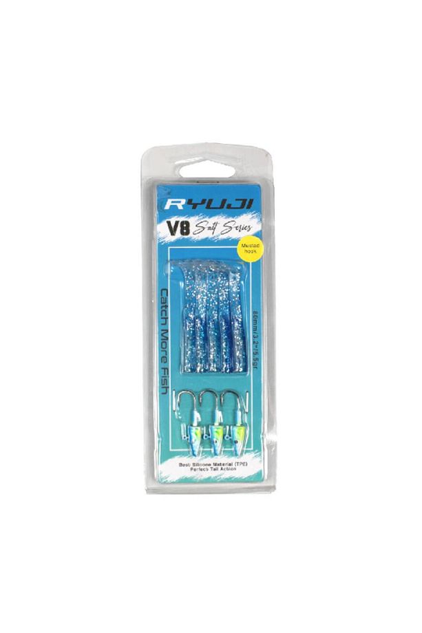 V8 8cm 5,5gr Lrf Silikon Yem - 2