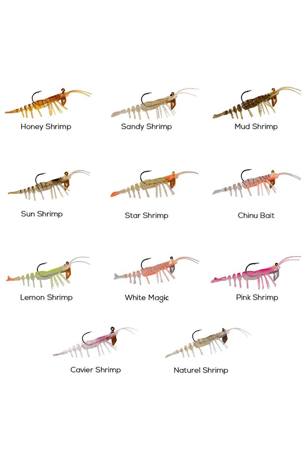 Teke Shrimp 7.5cm 7gr Silikon Karides - 1