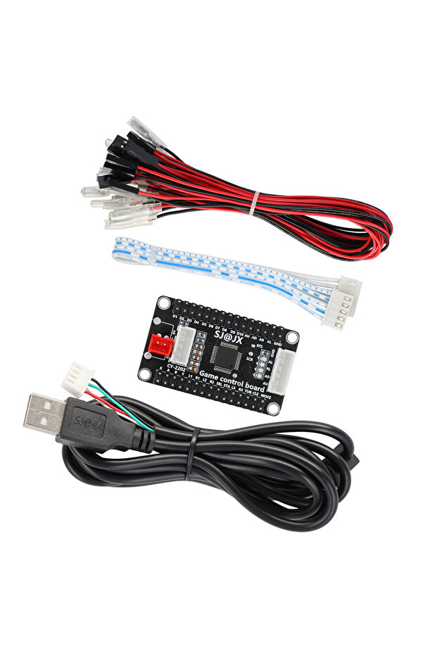 DIY Zero Delay Arcade USB Encoder Board, Support PC, PS3 Raspberry Pi, Android, Hitbox with SANWA... - 8