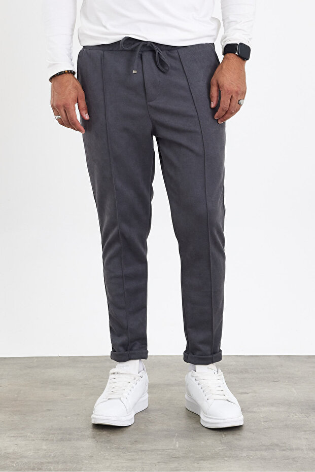 Jakarlı Kumaş Pantolon AF-K22036LNS - 2