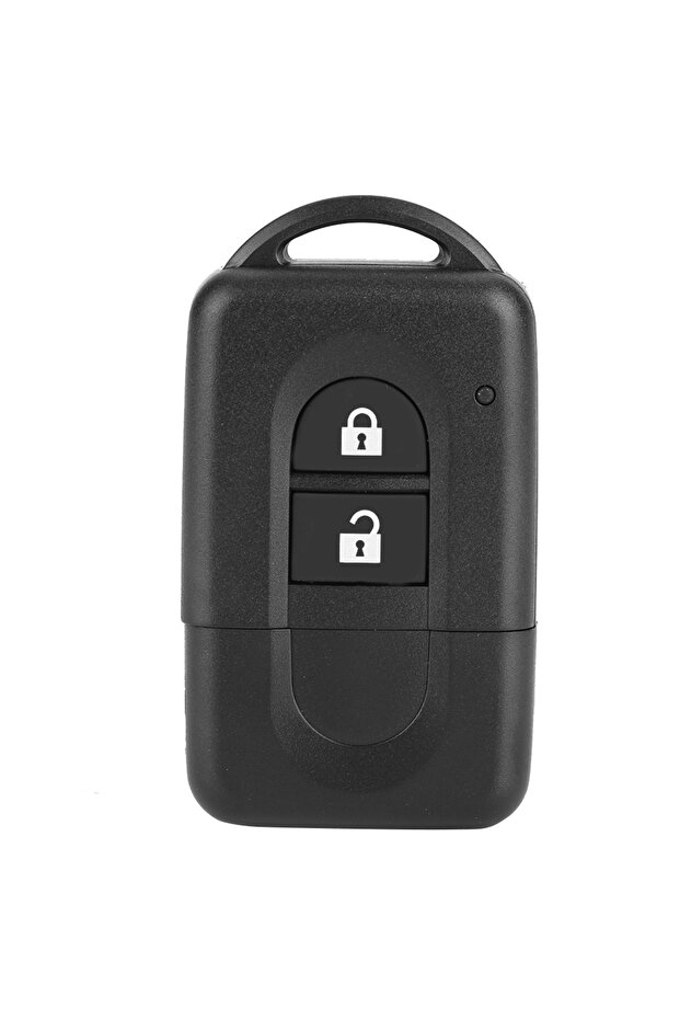 Black 1Pc 2 Buttons Car Remote Flip Key Fob Case Smart Cover Shell with lock catch for Micra/X-Trail