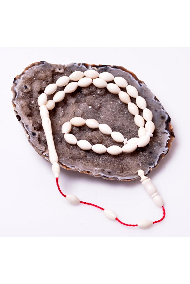 Barley Cut Camel Bone Rosary 6*10 mm
