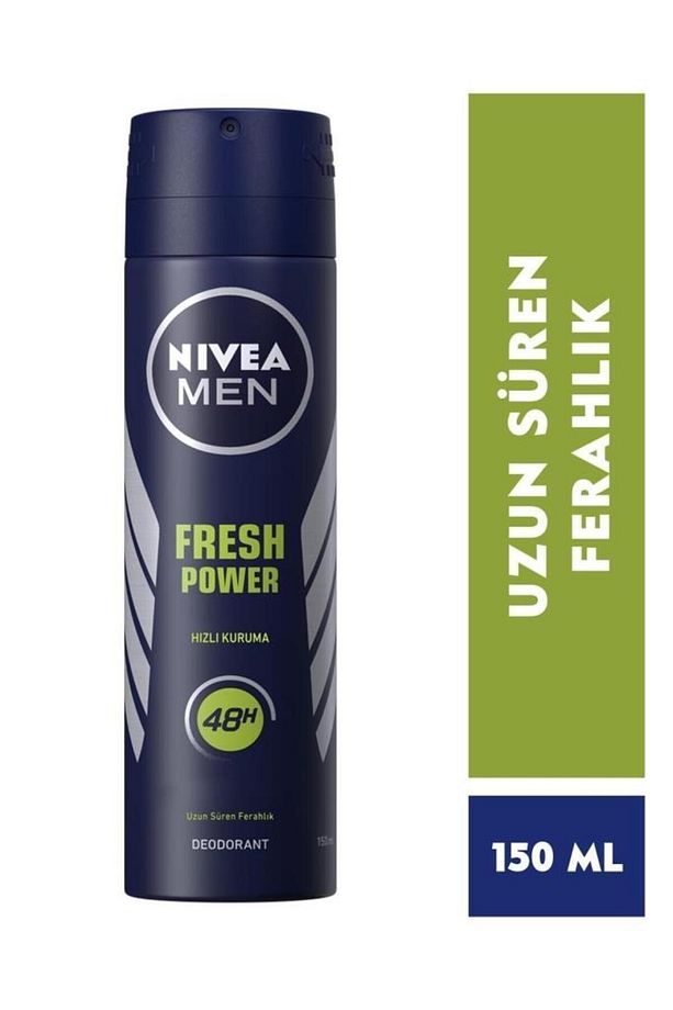 MEN Erkek Sprey Deodorant Fresh Power 150ml, Ter Korumasına Karşı 48 Saat Koruma, Hızlı Kuruma - 1
