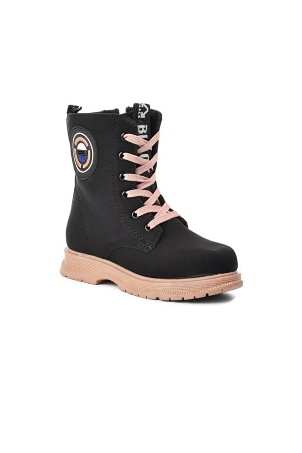 Kız Çocuk Bot Somon Taban Siyah Bot - 2