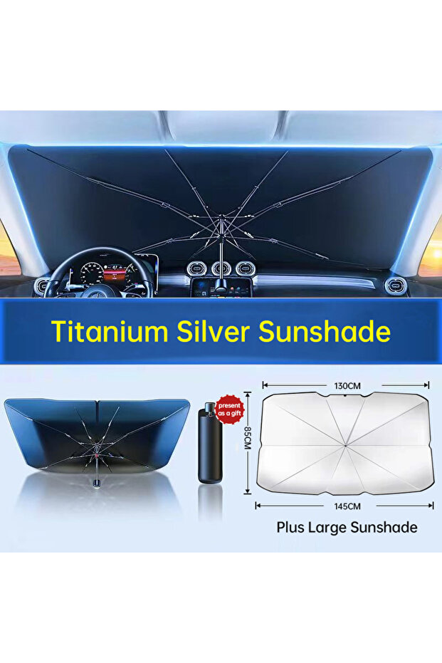 SUV 145 85 130 Car Windshield Sunshades Front Shading Umbrella For Hyundai I20 I30 IX20 IX25 IX35 El
