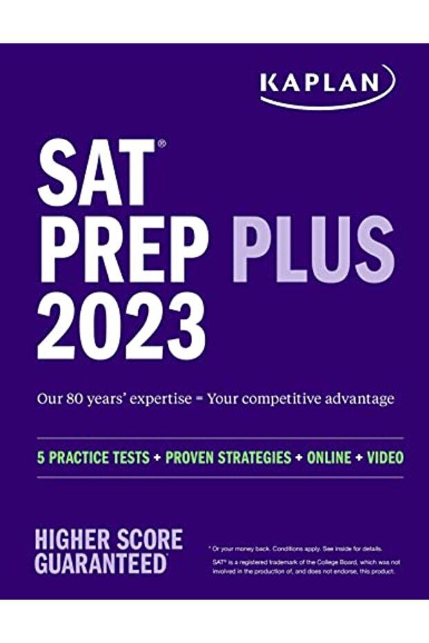 SAT Prep Plus 2023: 5 اختبارات تدريبية + استراتيجيات مثبتة + عبر الإنترنت + فيديو