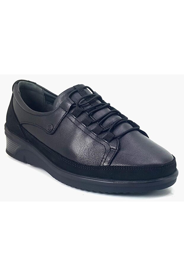 Bety 25Ya Women's Anatomical Casual Shoes Black