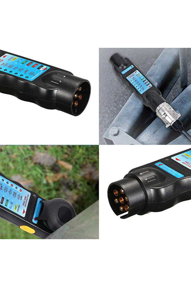 أداة اختبار دائرة الأسلاك موصل اختبار مقبس مقطورة 7 دبابيس أداة اختبار ضوء دائرة الأسلاك ل... - 4