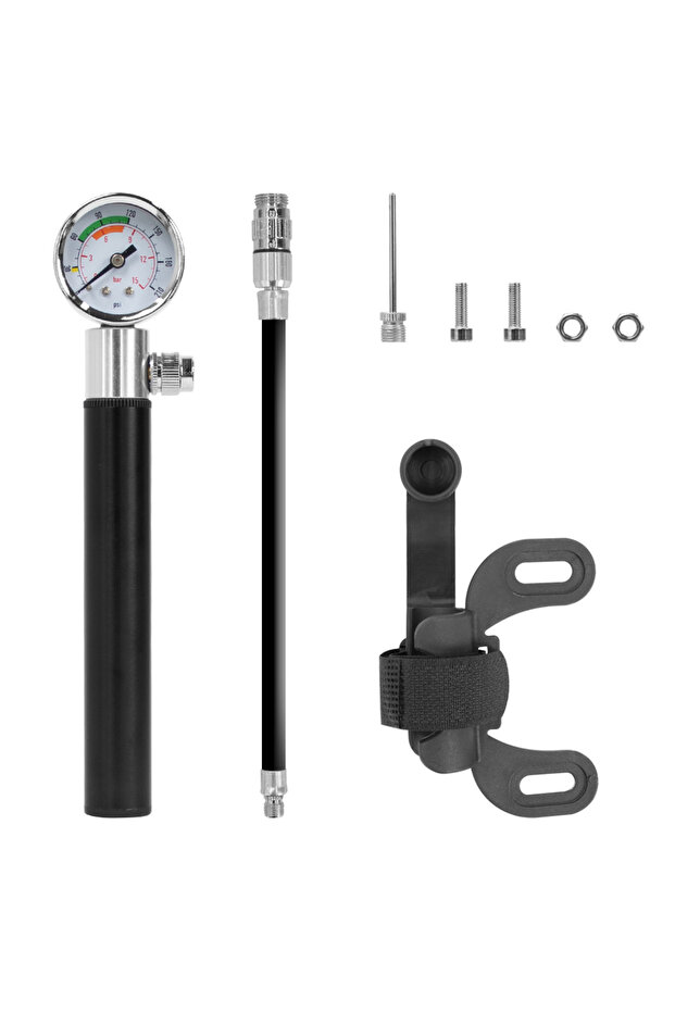 black 210PSI Portable Pump High Pressure Tire Inflator for Mi3 M365 Pro Ninebot Max G30 E-Scoote...
