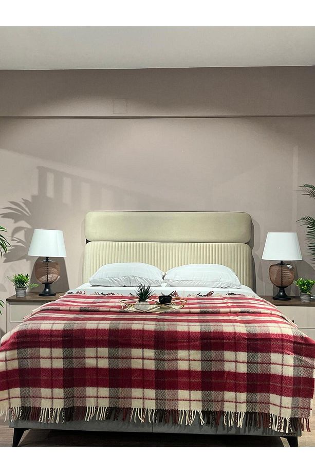 Ekose Yün Scotch Çift Kişilik Battaniye - 3