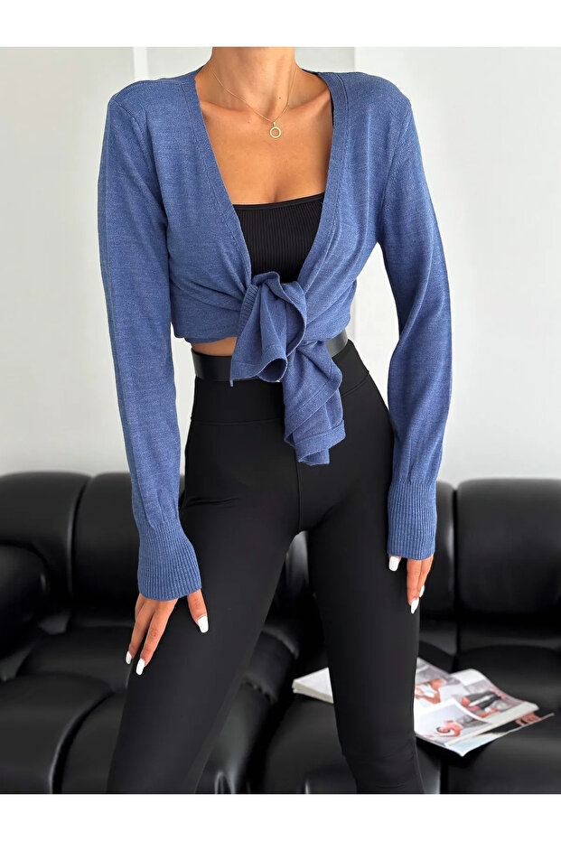 سترة نسائية أساسية طويلة - 5