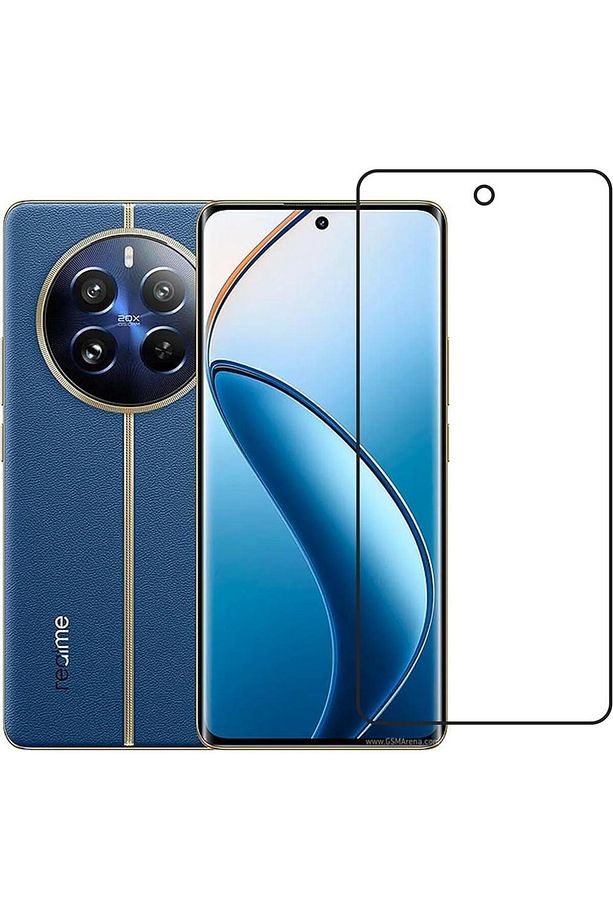 Realme 12 Plus 5G ile Uyumlu Şeffaf Esnek Nano Cam Ekran Koruyucu - 1