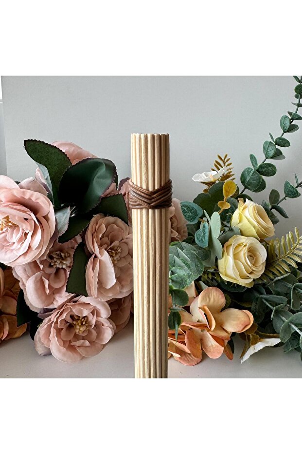 9.6 cm kulp-96 mm Rattan Kulp -Dolap Kulp -Çekmece Kulp- Hasır Kulp-meşe renk kulp - 9