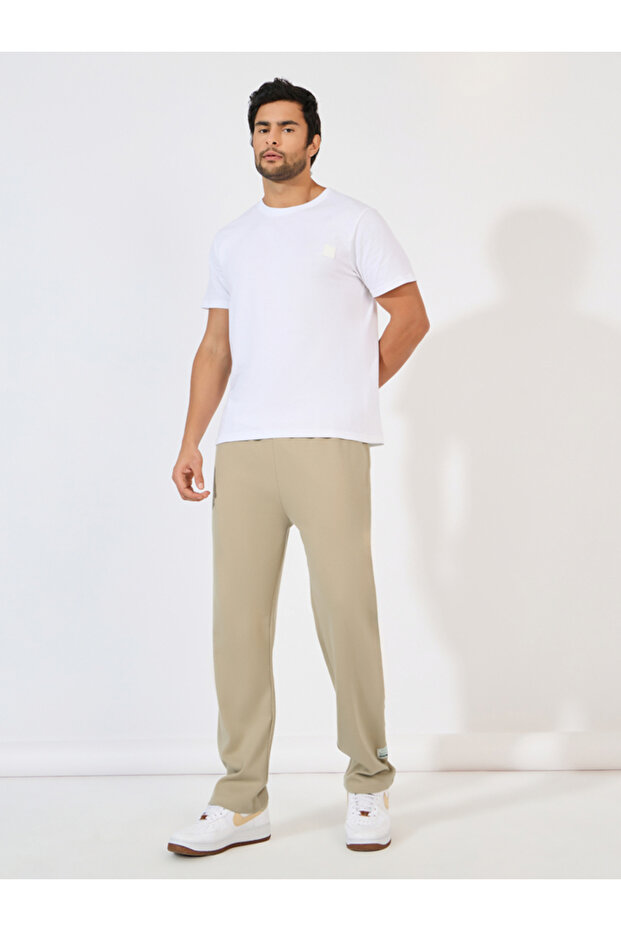 Patch Detail Oversized Interlock Joggers - 2