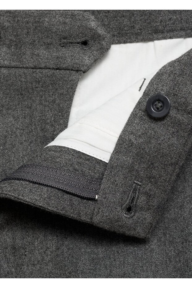 Flanel kargo pantolon - 5