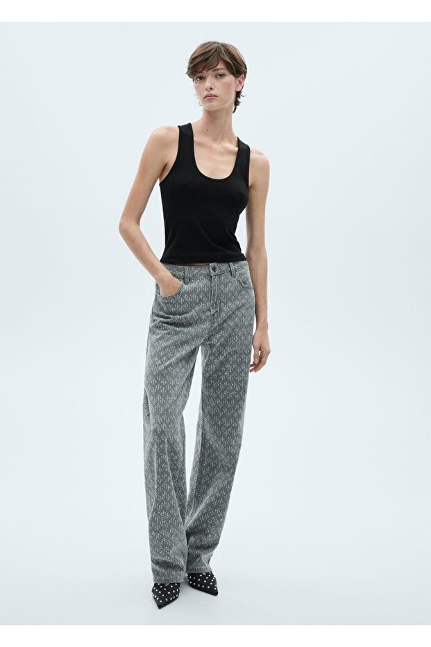 Dantel detaylı bluz - 2