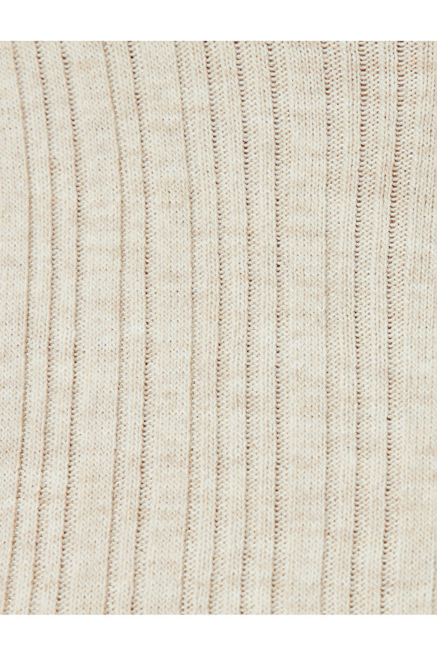 Basic Strickpullover mit hohem Kragen, langärmlig, strukturiert - 6