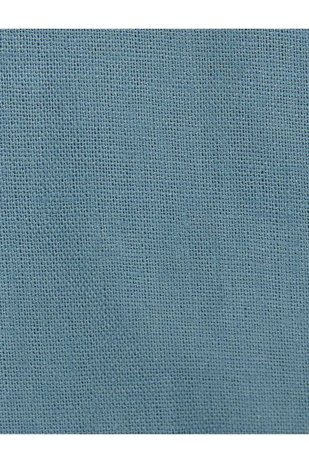 Oversize Şort Keten Bermuda Beli Bağcıklı Cep Detaylı - 6