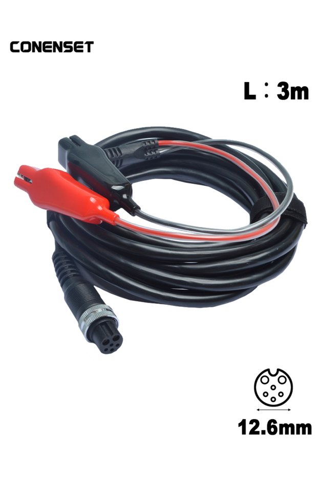 9.8FT 300cm Power Cable For Shimano 6PIN Electric Fishing Reels Power Cord 6 Pin Dendomaru 3000 3...