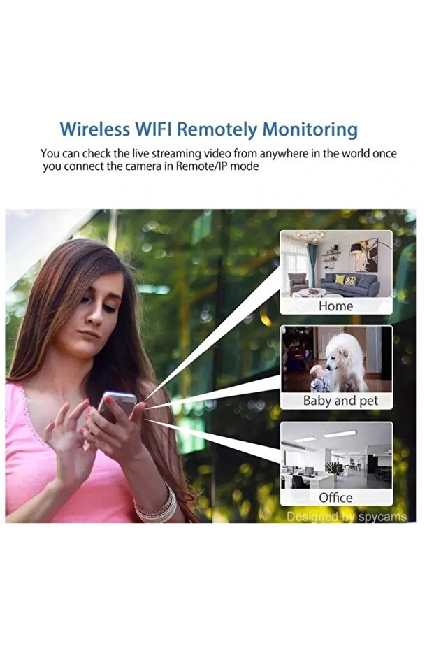 New X5 Mini Camera Hd1080P Compact Wireless Wifi Camera Suitable with Cyclic Recording Function... - 3