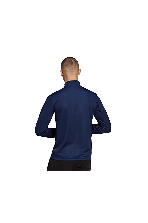 Męska koszulka treningowa do piłki nożnej - długi rękaw, granatowa HB5327 - 5