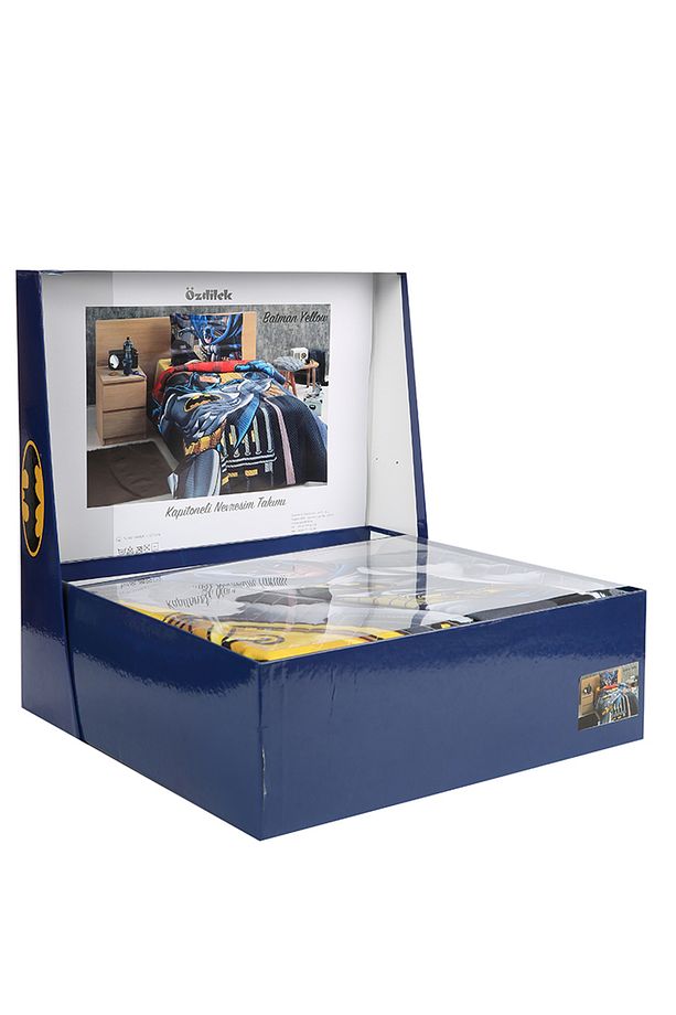 Batman Yellow Tek Kişilik Lisanslı Kapitone Çocuk Nevresim Takımı - 3