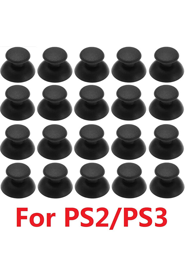 50-100 قطعة قطع غيار لعصا التحكم التناظرية لجهاز بلاي ستيشن 2 غطاء عصا التحكم لجهاز PS2 W... - 2