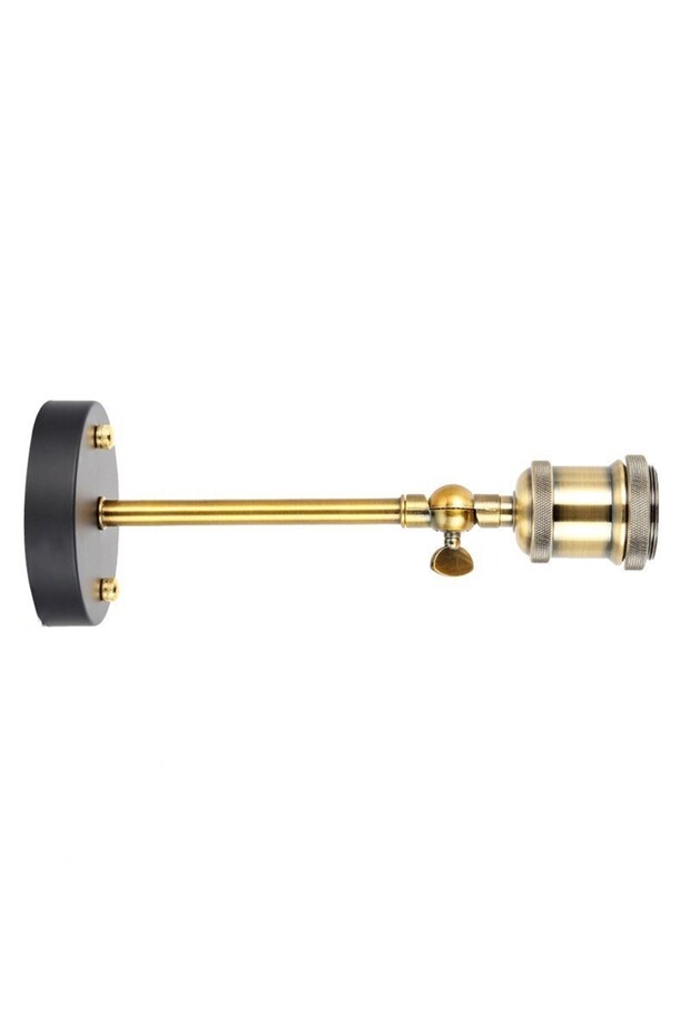 No light bulb black Industrial Style Retro Wall Lamp E27 Light Fixture Bedroom Bedside Light Room De