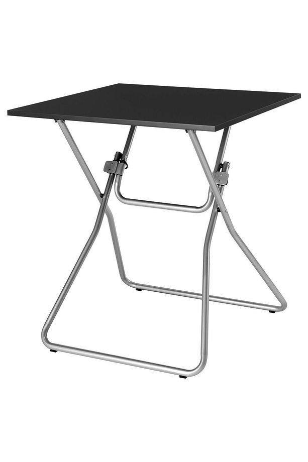 GUNDE katlanır mutfak masası, siyah, 1-2 kişilik, katlanabilir, 67x67 cm - 1