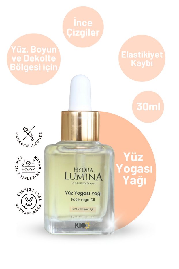 100% Pure & Natural Face Yoga Massage Oil - Face Yoga Oil 30 ml