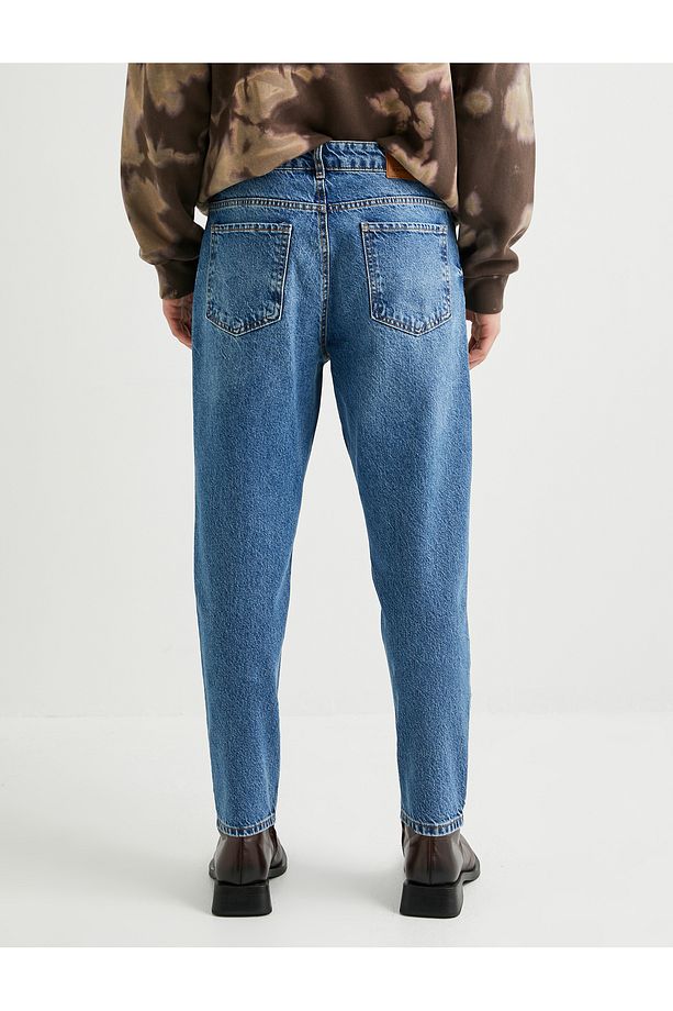 Loose Fit Bol Kot Pantolon Cepli Pamuklu Standart Bel - Steve Jean - 4
