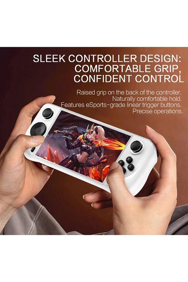 NEW E6 Retro Portable Handheld Video Game Console 8 Bit 5.0inch Portable Handheld Game Player 600... - 3