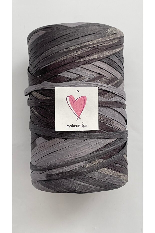 Premium Ebruli Multí Raffia Bag - 200Gr Straw Knitting Thread Paper - 1