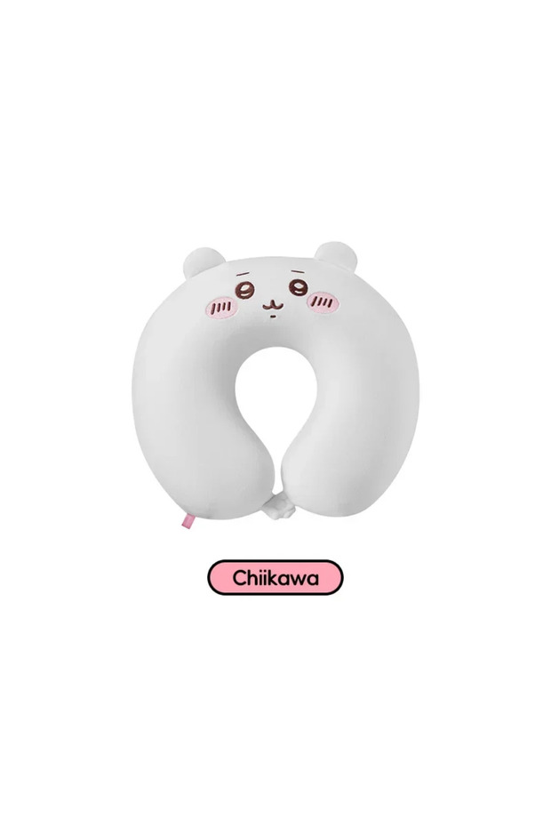 2024 Miniso Chiikawa Usagi Hachiware Series U-shaped Pillow Office Travel Kawaii Neck Support Pil... - 1