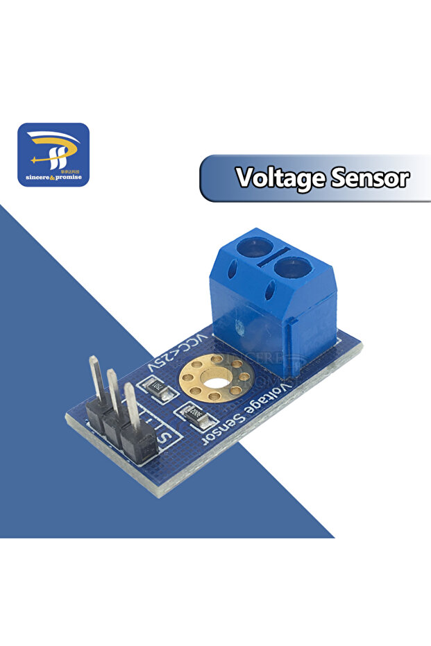 5 قطع من الإلكترونيات الذكية DC 0-25V وحدة استشعار الجهد القياسي اختبار الطوب الإلكتروني الروبوت الذكي - 1