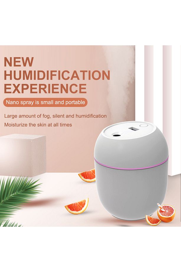 USB Portable Air Humidifier 250ML Essential Oil Diffuser 2 Modes Auto Off with LED Light for Home... - 5