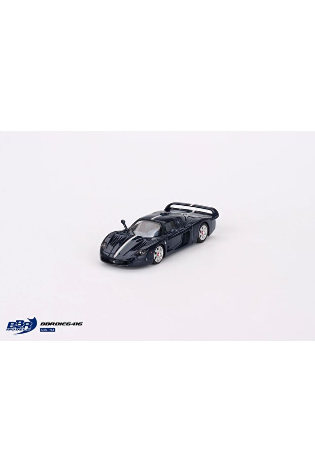- BBR BBRDIE6416 1/64 مازيراتي MC12 سترادالي أزرق معدني مع خطوط