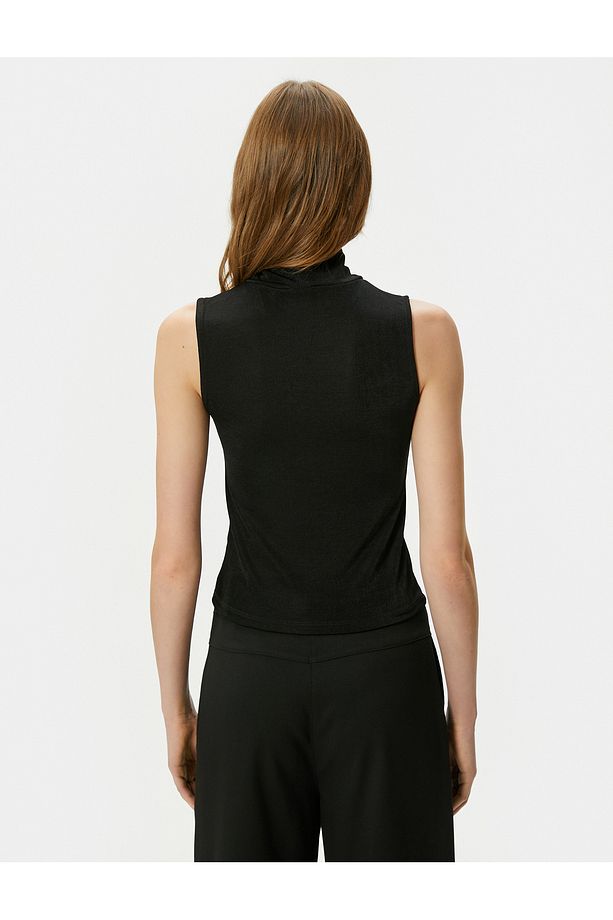 Balıkçı Yaka Atlet Basic Regular Fit - 4