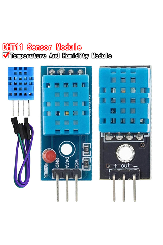 Smart 3pin KY-015 DHT-11 DHT11 Digital Temperature And Relative Humidity Sensor Module + PCB For ... - 8