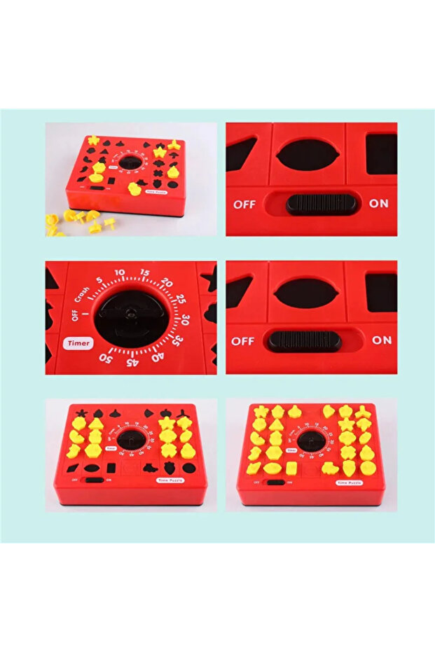 Time Shape Matching Children Toys Funny Pop Up Timer Board Sorting Board Games parent-child inter... - 5