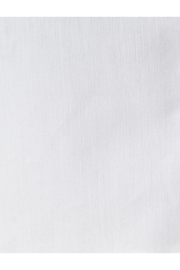 Buttoned Transparent Shirt with Robe - 6